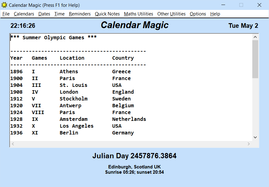 Calendar Magic screenshot Calendar Magic screenshot
