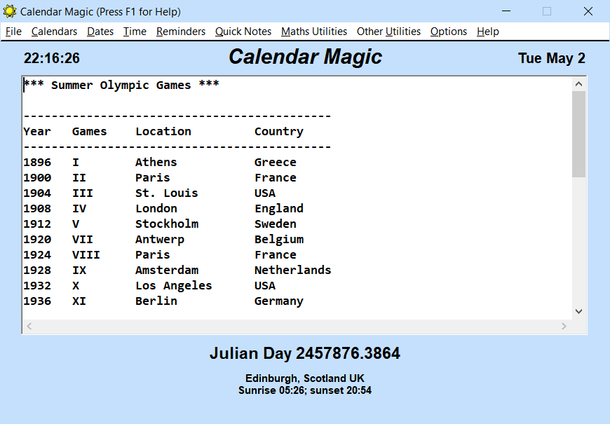 Calendar Magic screenshot